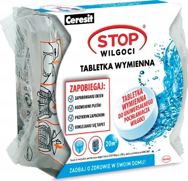 Ceresit STOP Wilgoci Uniwersalny Pochłaniacz Wilgoci, tabletka (DWZ)