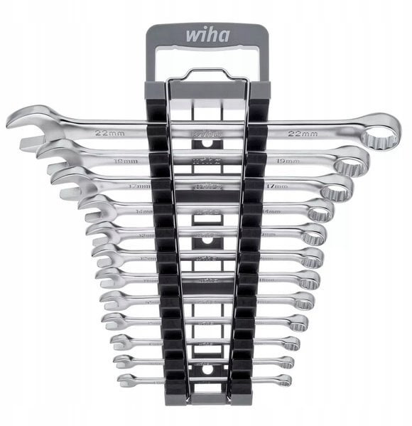 Wiha Zestaw kluczy płasko-oczkowych 13 cz. z uchwytem 45321