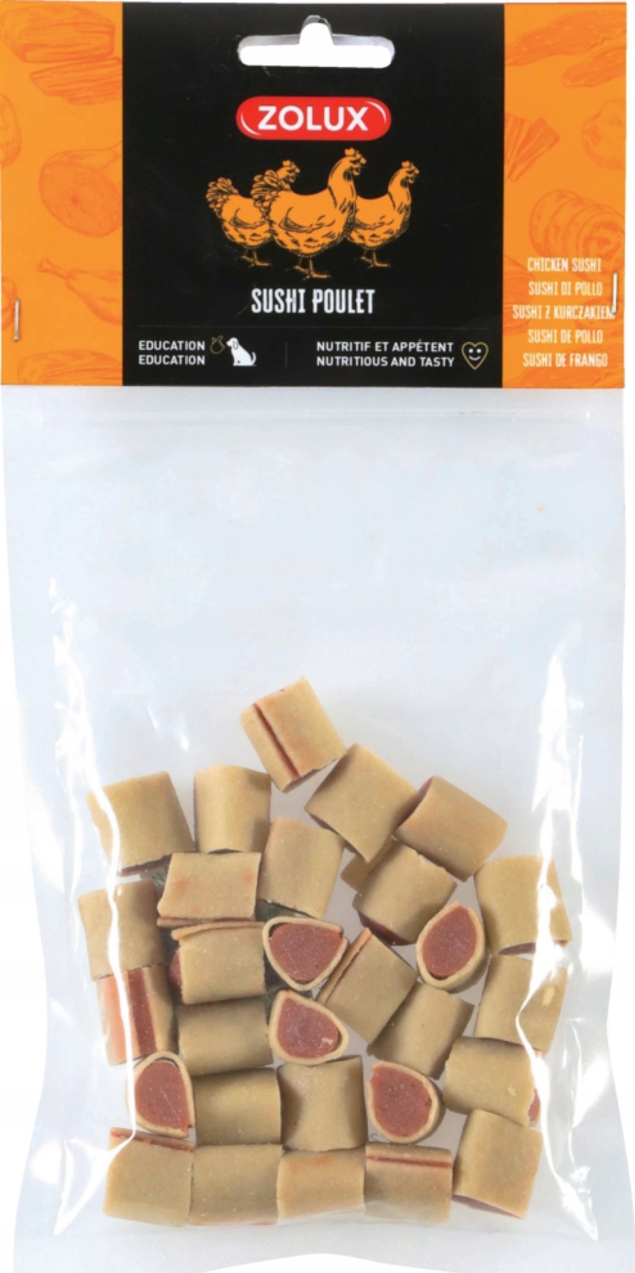 Zolux Sushi z kurczakiem 100g