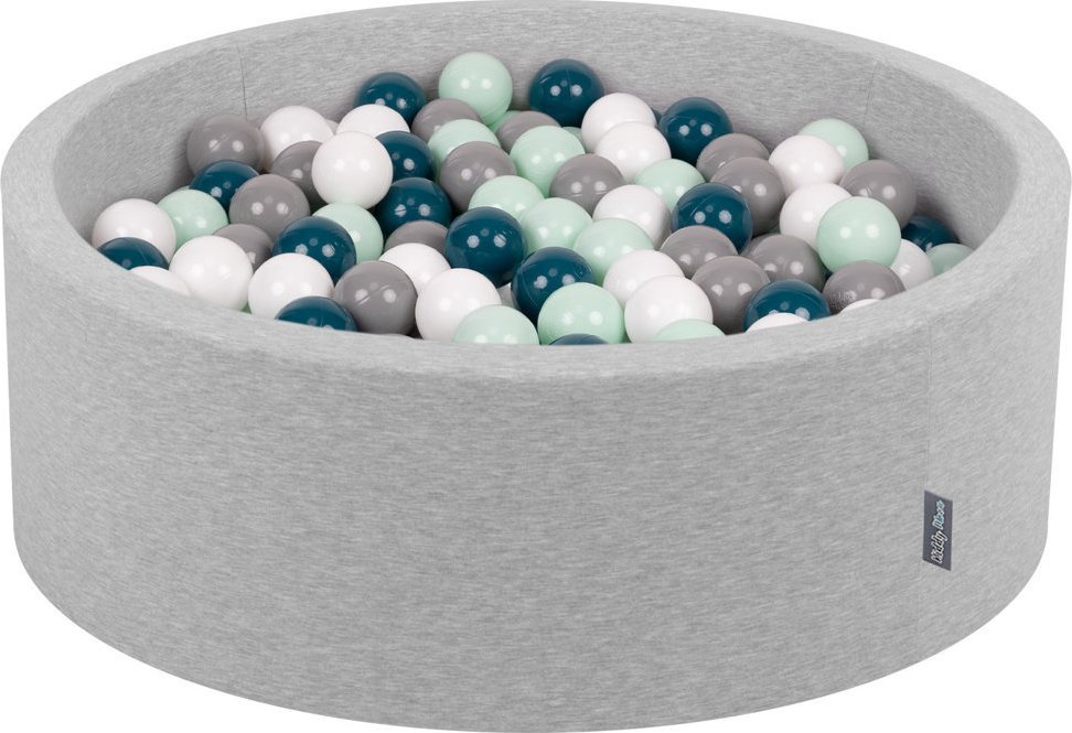 KiddyMoon Basen z pianką dla niemowląt z kulkami 7 cm / 2,75 cala