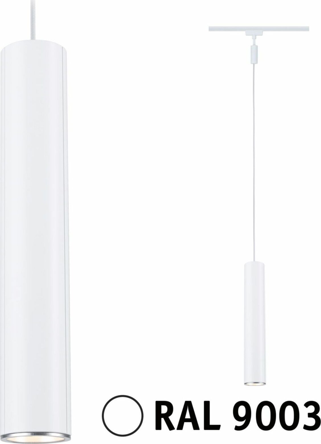 Paulmann Oprawa zwieszana URail CATALEJO GU10 max.10W biały RAL9003 / metal