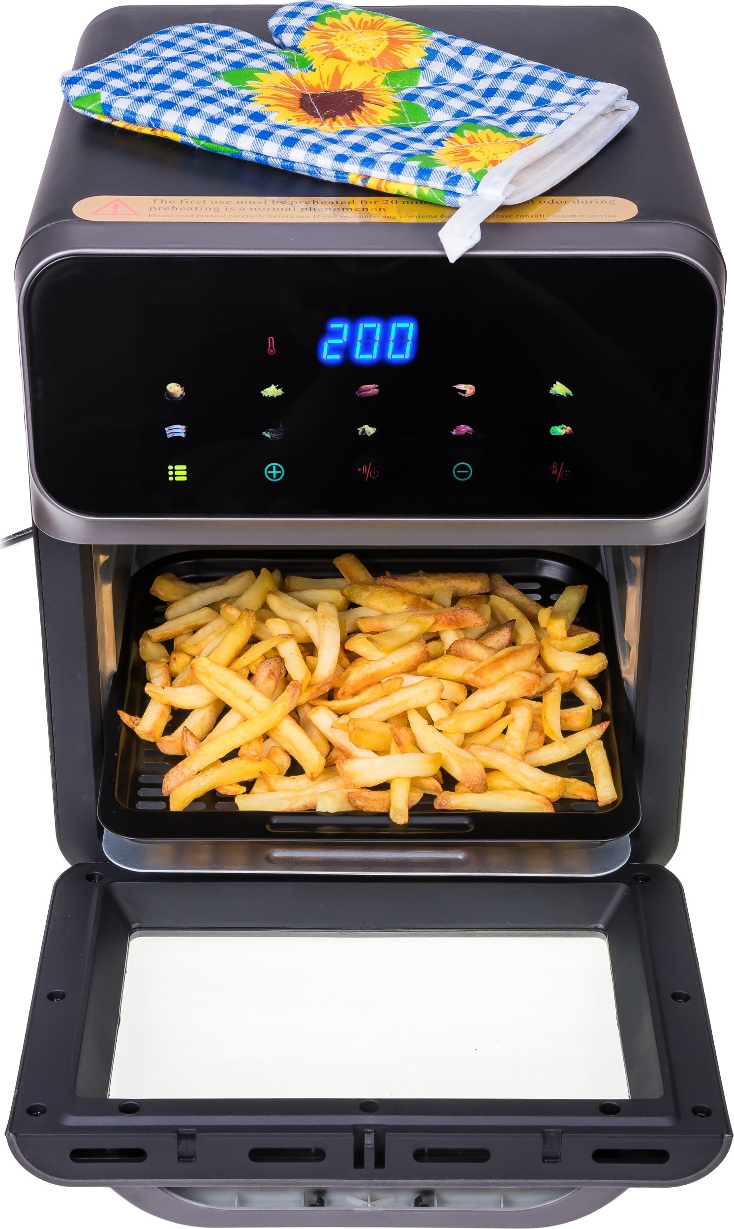 Frytkownica beztłuszczowa Linbox Frytkownica beztłuszczowa/piekarnik 5504 Linbox czarna