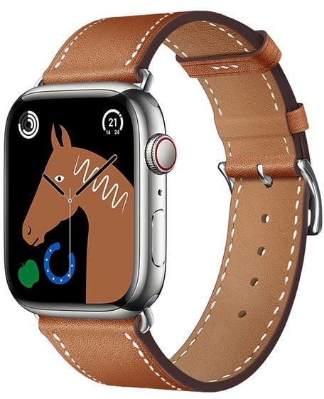 ForCell Pasek do Apple Watch Forcell F-Design FA20 magnetyczny 38 / 40 / 41 mm brązowy