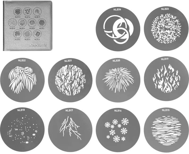 Nanlite Gobo-Set 2