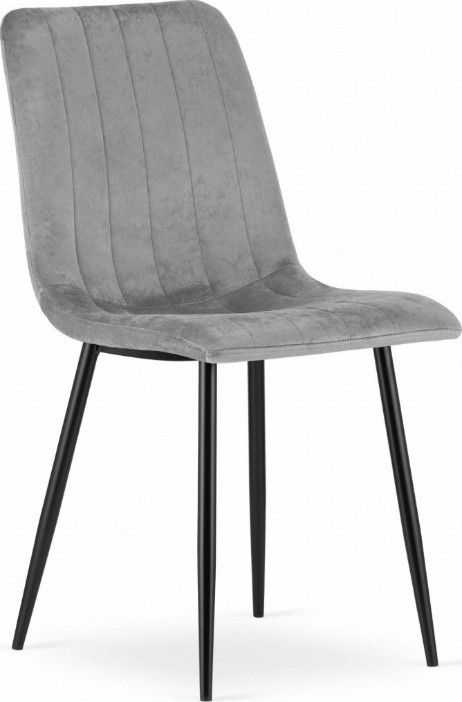 Leobert Krzesło LAVA - jasny szary aksamit x 1