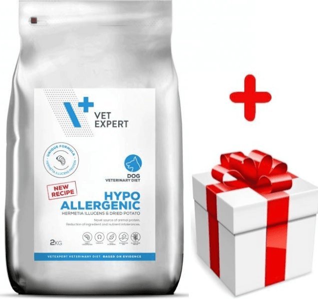 VET EXPERT VETEXPERT Dog Hypoallergenic Insect 2kg + niespodzianka dla psa GRATIS!