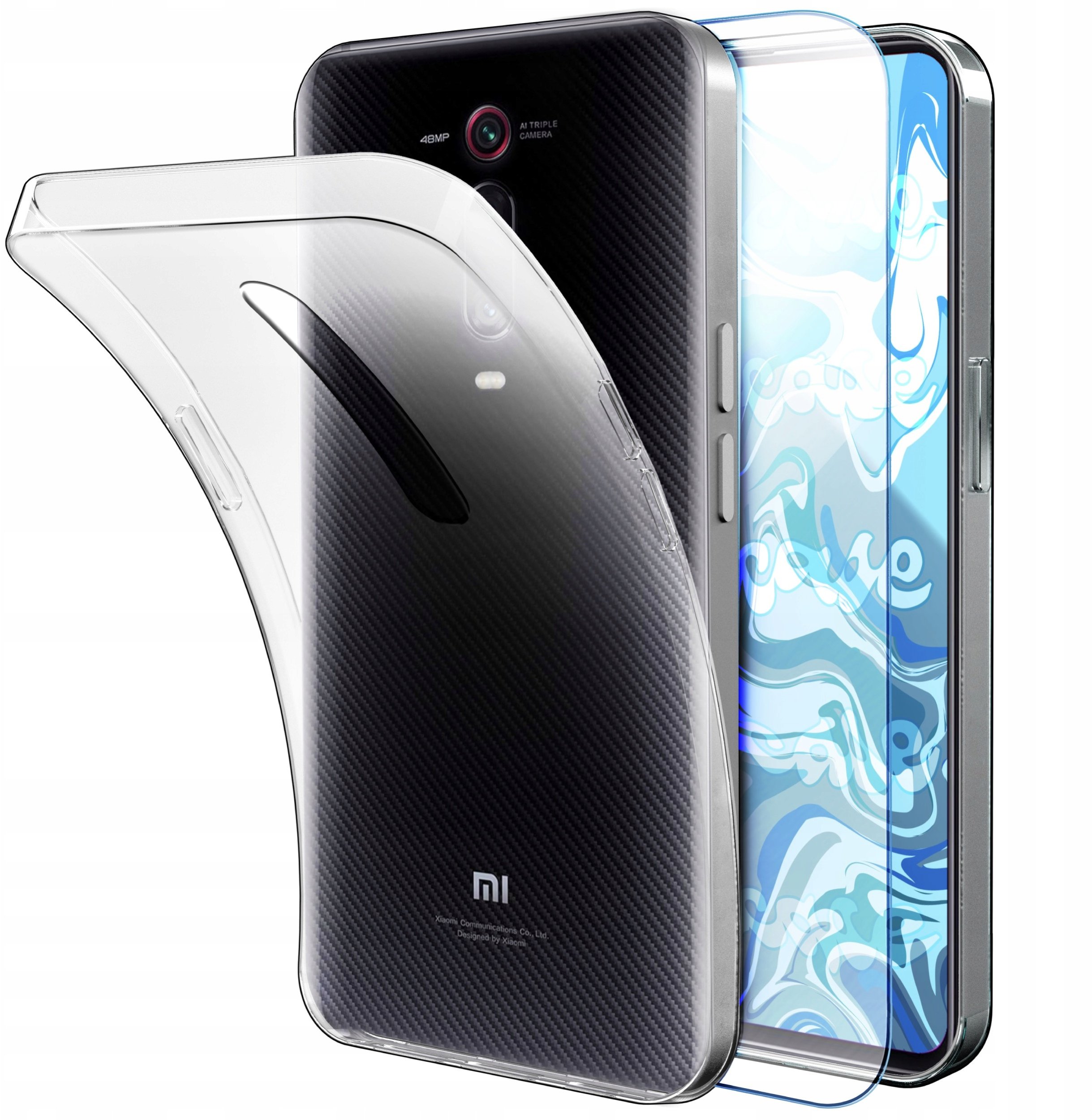 ETUI DO XIAOMI MI 9T / 9T PRO / REDMI K20 OBUDOWA CASE SILIKON SLIM SZKŁO