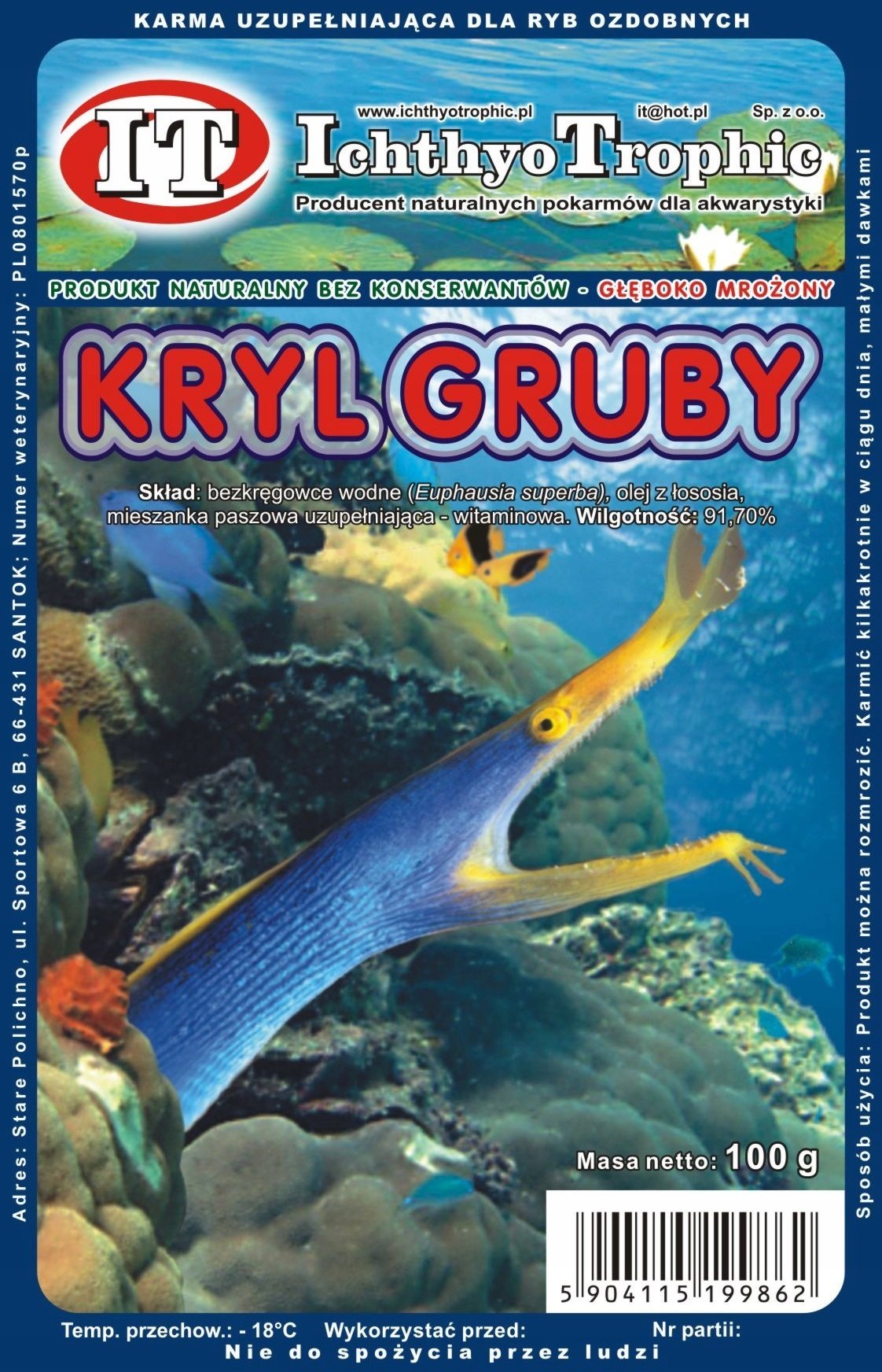 MROŻONKA KRYL GRUBY 100G
