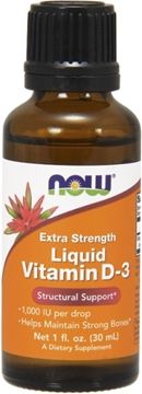 NOW Vitamin D-3 Extra Strength Liquid 30ml