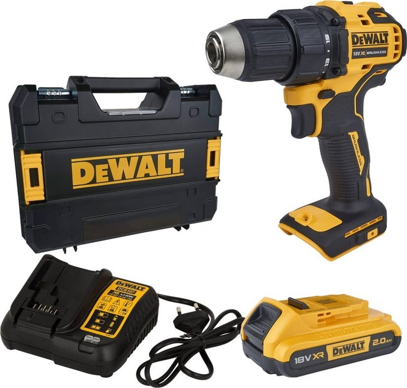 Wiertarko-wkrętarka Dewalt DCD708D1T 18 V 1 x akumulator 2 Ah