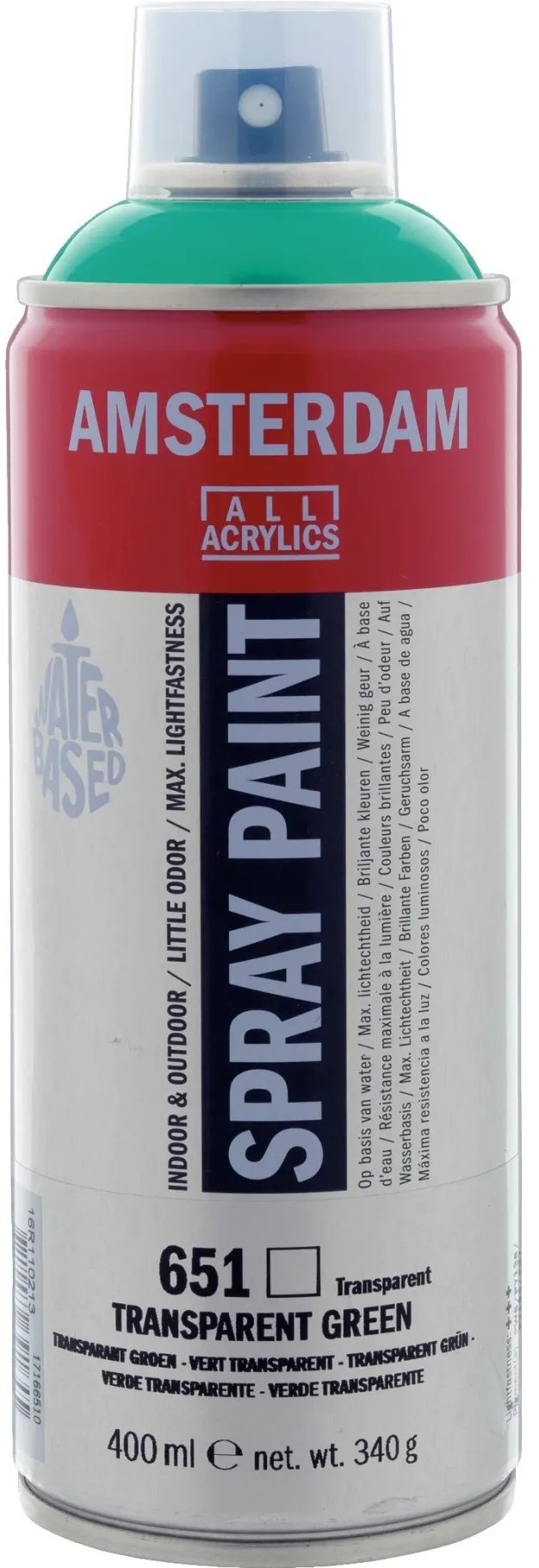 Amsterdam Spray Paint Transparent Green 651