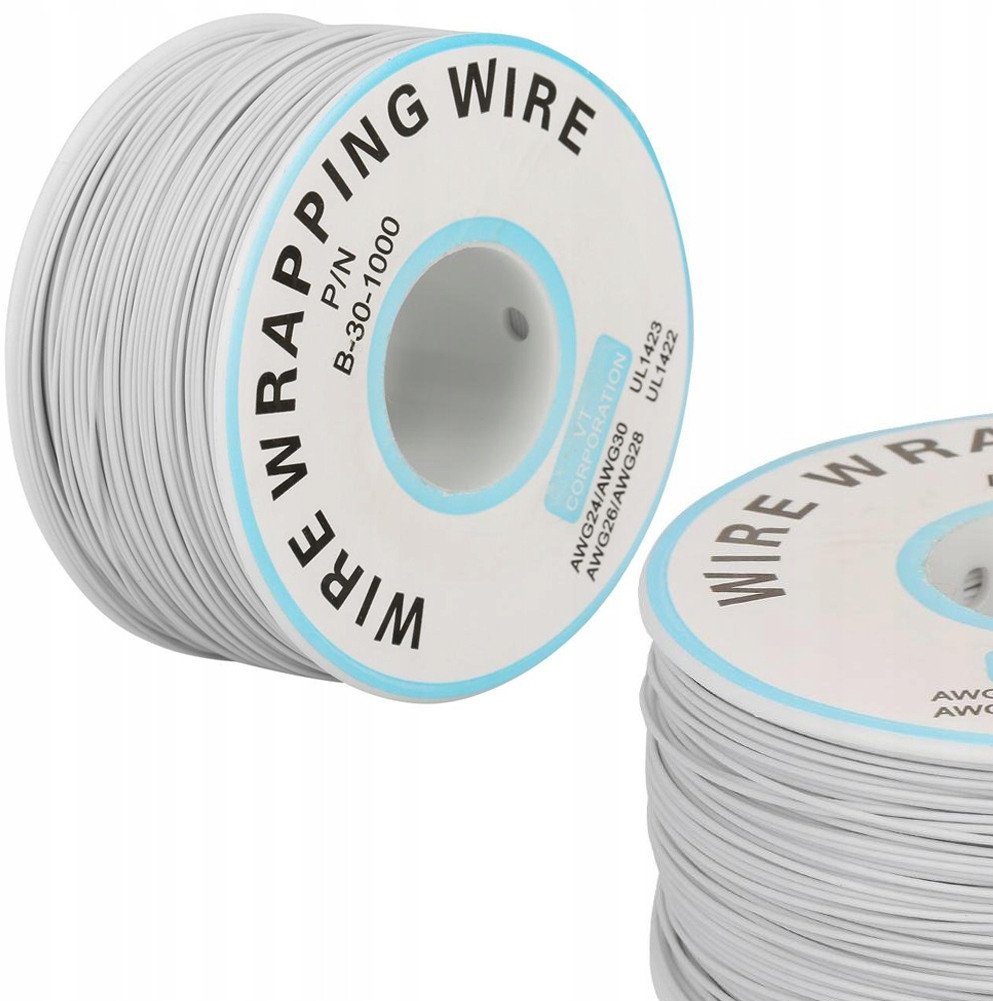 PRZEWÓD KYNAR SZARY AWG 0.25MM 200M WYSOKA JAKOŚĆ NISKONAPIĘCIOWY HQ MIEDŹ