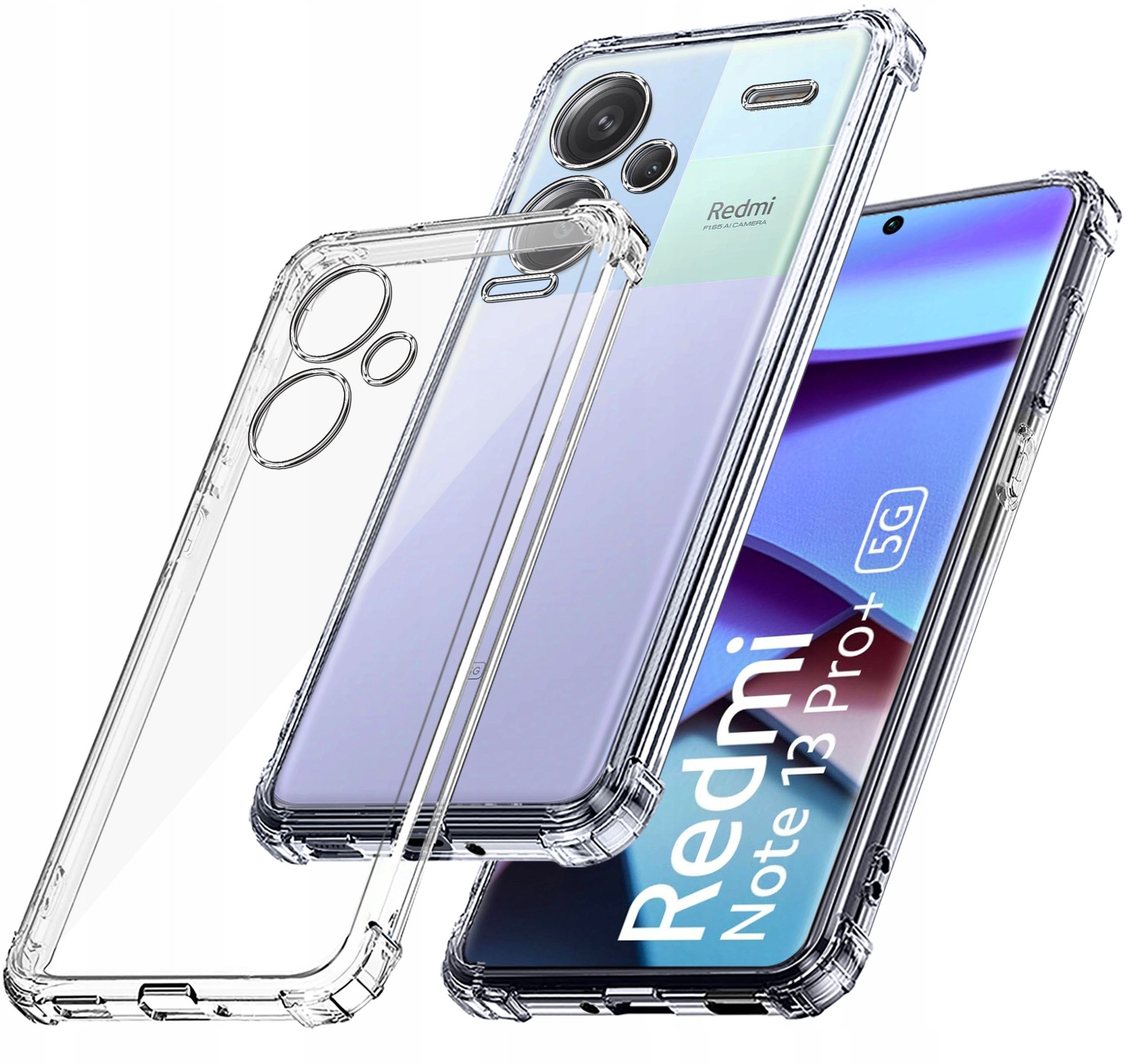 Etui do Xiaomi Redmi Note 13 Pro+ Plus ANTI-SHOCK CLEAR CASE