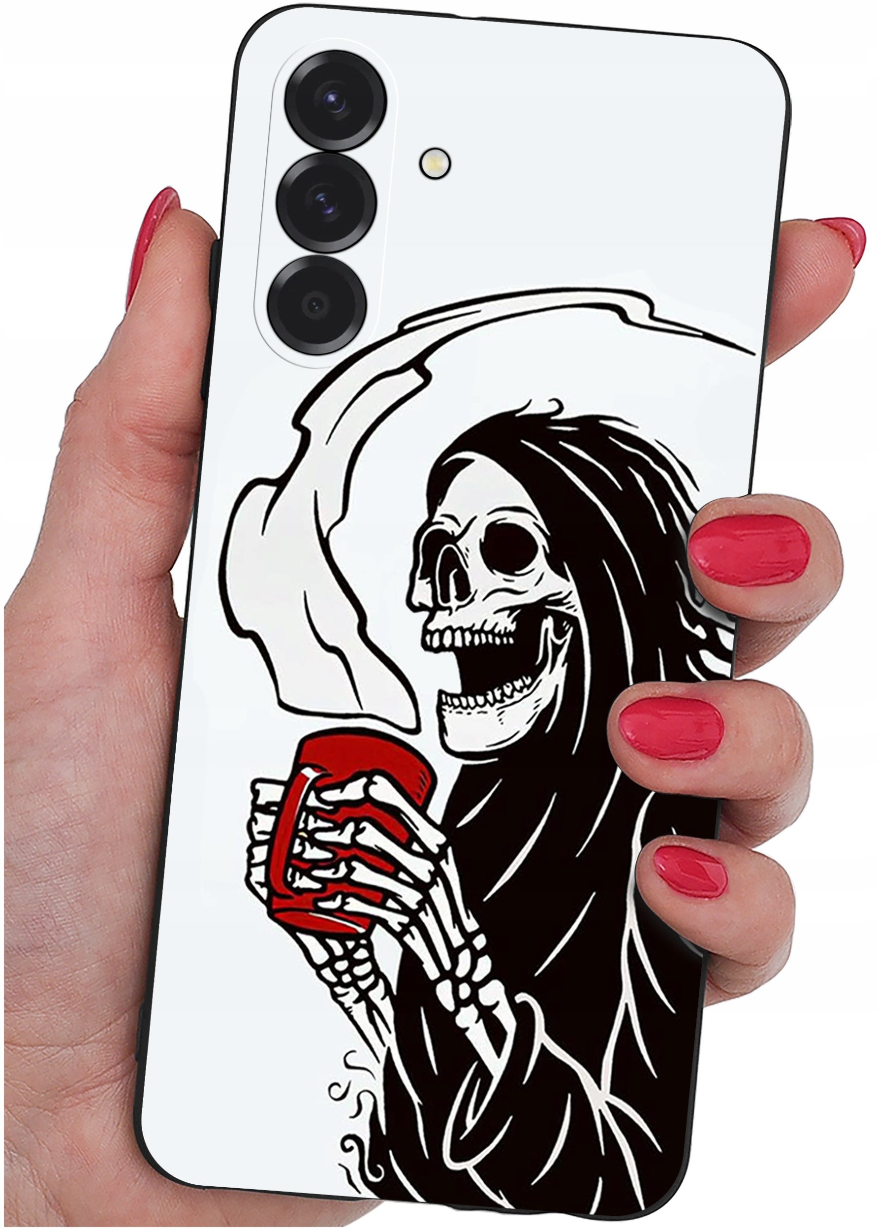 ETUI do Samsung A56 5G | WZORY | SILIKONOWE MATT CASE + SZKŁO 9H