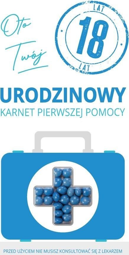 Karnet urodziny 18