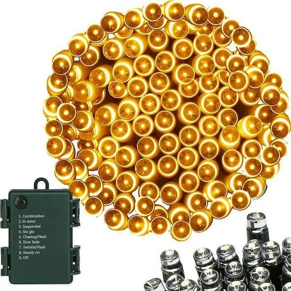 Lampki choinkowe Springos 100 LED białe ciepłe