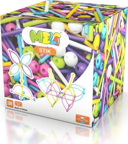 Meli Klocki Meli Stik Pink 150 el.