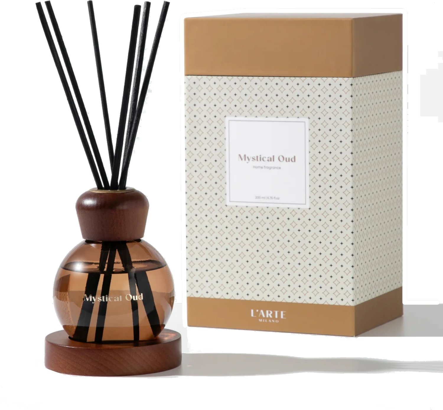 Patyczki zapachowe L'ARTE MILANO "Mystical Oud" dyfuzor 200 ml