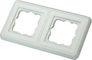 Telegärtner TELEGRTNER Podwójna ramka 151 x 80 mm alpejski biały