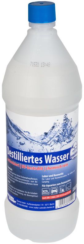 Ohne hersteller Woda destylowana DIN 13060, DIN 43530 & EN 285, 1 L (1001000000)