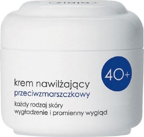 Ziaja Seria Pielęgnacyjna Krem nawilżający przeciwzmarszczkowy 40+ 50 ml