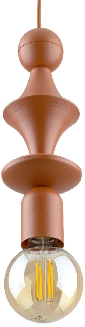Pionowa zwisająca lampa Tower Brick 10869 żarówka metalowy brązowy