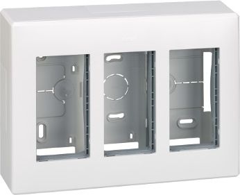 Kontakt-Simon Simon Connect Obudowa natynkowa S500 3-modułowa, 6x K45 kompletna czysta biel (51000003-030)