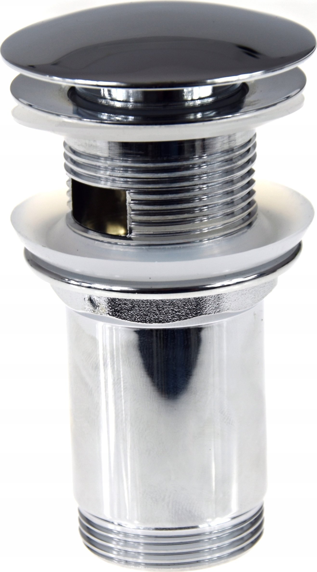 Invena KOREK CLICK-CLACK, MOSIEZNY, UNIWERSALNY, DUZY GRZYBEK CHROM