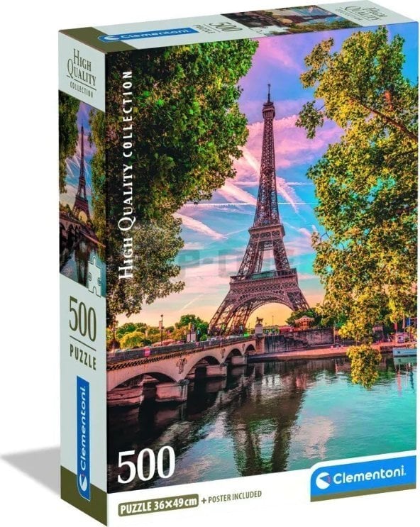 Clementoni Puzzle Compact Along the Seine 500 elementów (35598)