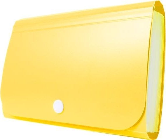 Teczka - Mini organizer harmonijkowy PP TETIS żółty