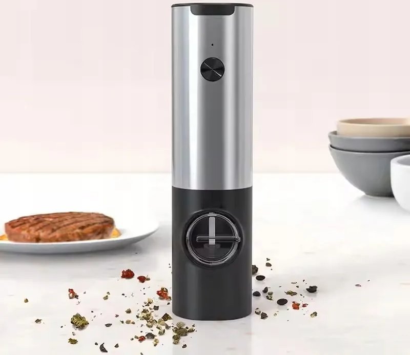 Młynek do przypraw Promis Elektryczny młynek do pieprzu soli przypraw Promis MP36 akumulatorowy ładowanie USB