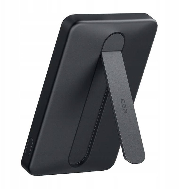 Powerbank magnetyczny z podstawką ESR Qi2 MagSlim 5000 mAh (czarny)