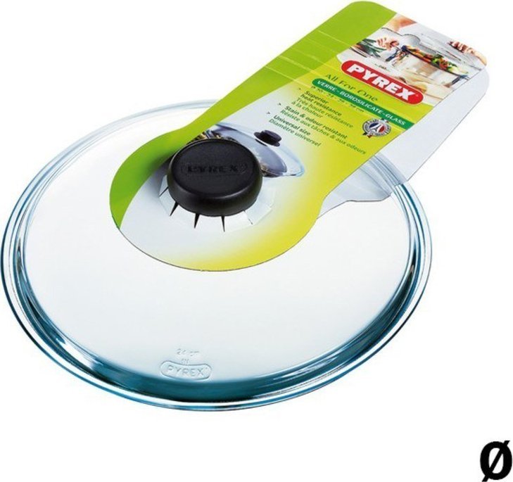 Pyrex Pokrywna na Garnek Pyrex All For One Przezroczysty Szkło - 24 cm