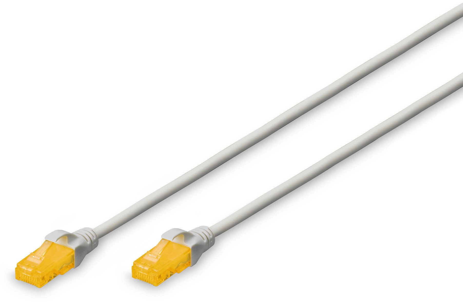 DIGITUS CAT 6A U/UTP Slim Patchkabel 1.0m grau