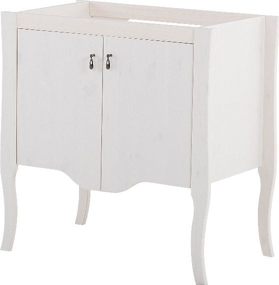 Comad Szafka pod umywalkę Elisabeth 79cm biała stojąca drewniana