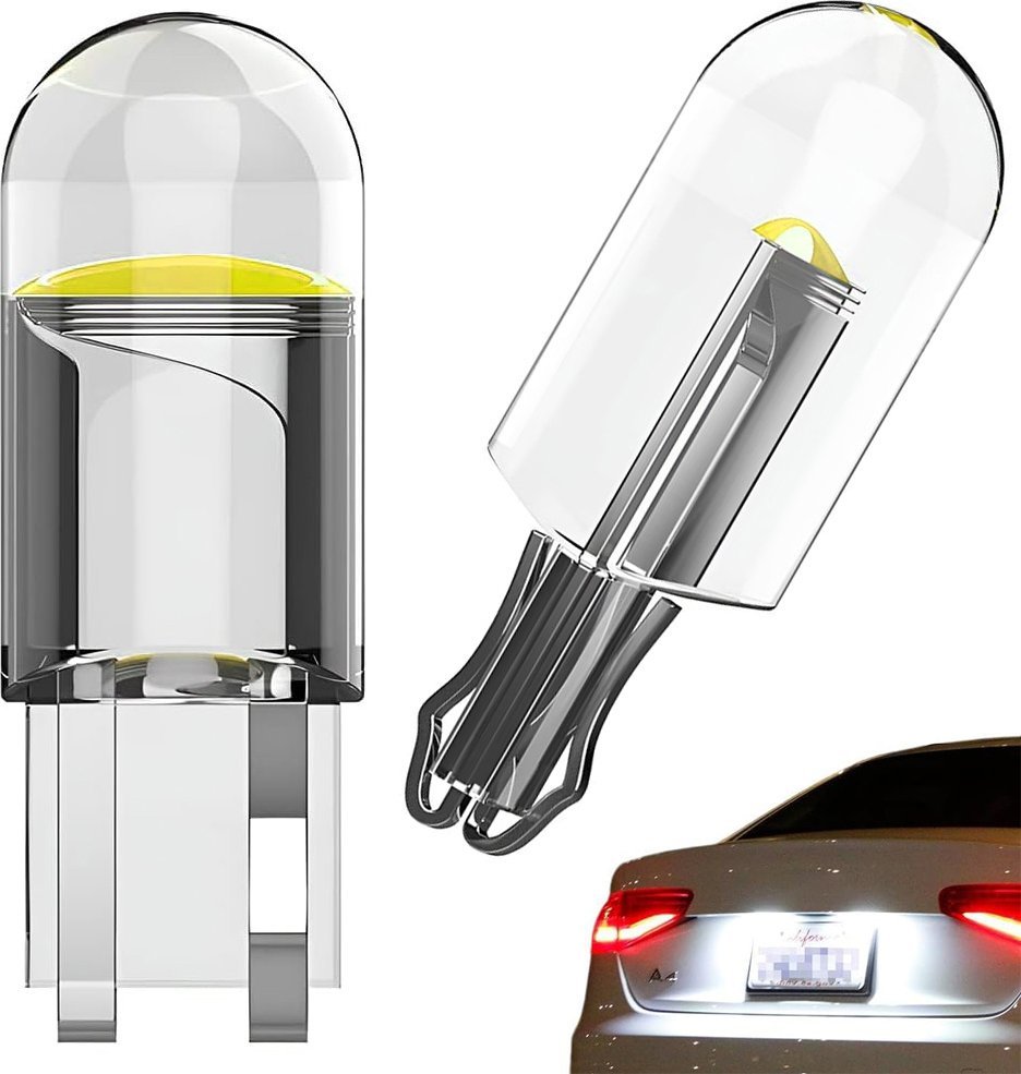 Verk Żarówki samochodowe led w5w t10 biała krystaliczna ledowa 2 szt komplet Żarówki samochodowe led w5w t10 biała krystaliczna ledowa 2 szt komplet