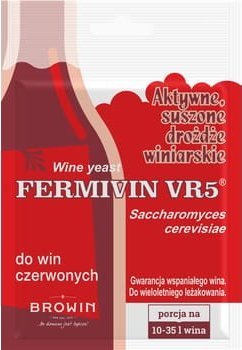Browin Drożdże winiarskie suszone gorzelnicze Fermivin 7g