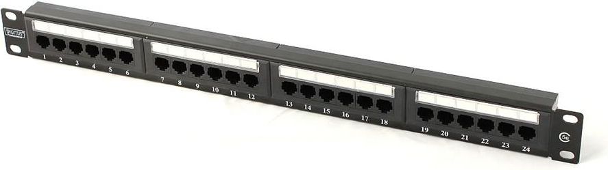 Digitus Patch panel 19" 1U 24x RJ45 UTP kat.5e (DN-91524U-1)
