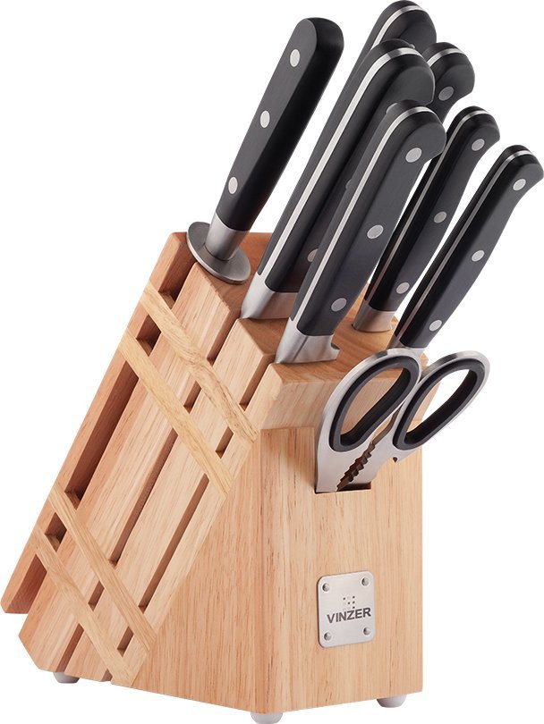 Vinzer Komplet noży w bloku 9 el. Master 50111