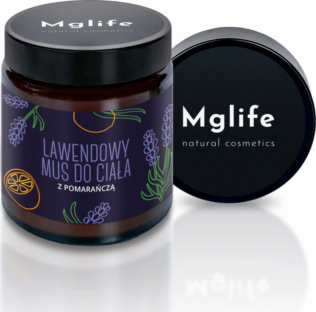 Mglife Mglife Lawendowy mus do ciała z pomarańczą 120 ml
