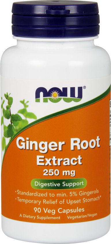 NOW Foods NOW Foods - Ginger Root Extract, 250 mg, 90 vkaps