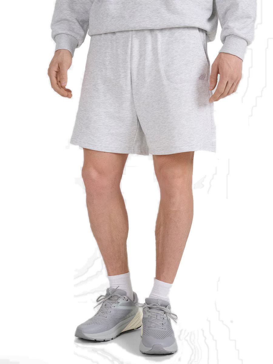 4f SPODENKI MĘSKIE KRÓTKIEDRESOWE SPORTOWE U544 JASNY SZARY r. XS