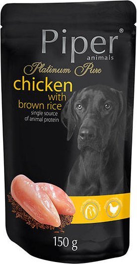Mokra karma dla psa Piper Platinum Pure kurczak z ryżem 150 g