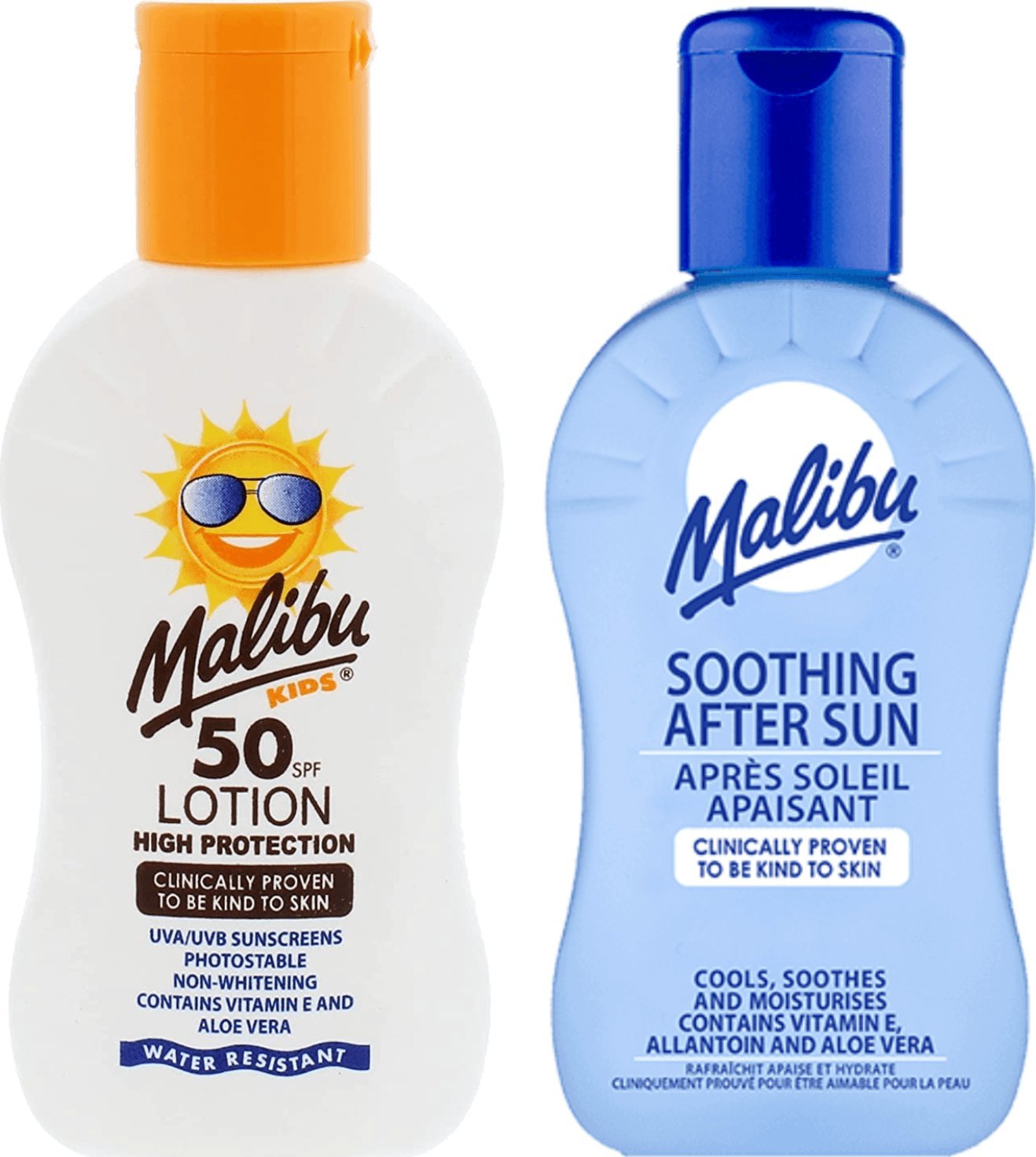 Malibu Malibu Balsam Dla Dzieci SPF50 100ml + Balsam Po Opalaniu 100ml