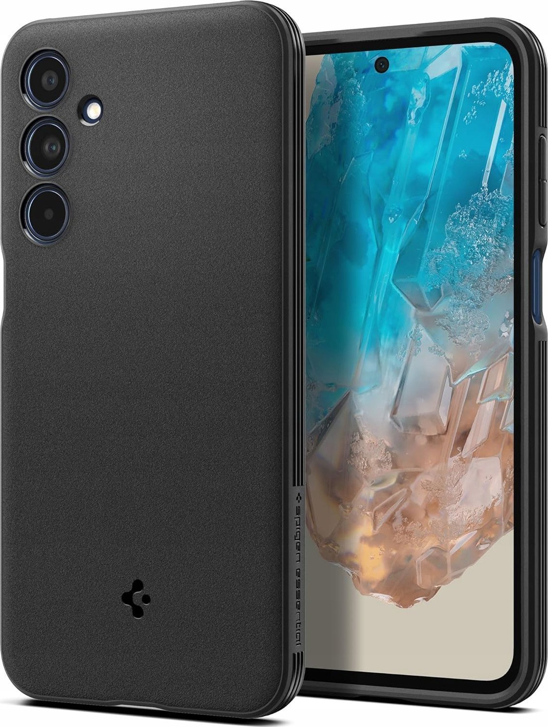 Spigen SPIGEN ESSENTIAL SANDBLAST GALAXY M35 5G MATTE BLACK