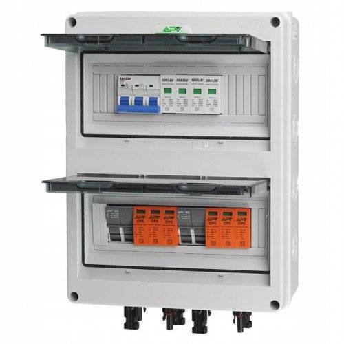 Rozdzielnica fotowoltaiczna PV 1000V DC/AC IP65 - 2 Stringi