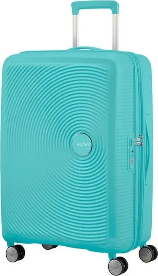 Hama 88473 8864 WALIZKA AMERICAN TOURISTER SOUNDBOX SPINNER 67/24 TSA EXP POOLSIDE BLUE