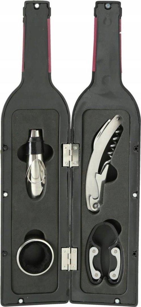 Boltze Zestaw akcesoriów do wina, 5 sztuk, sztal nierdzewna