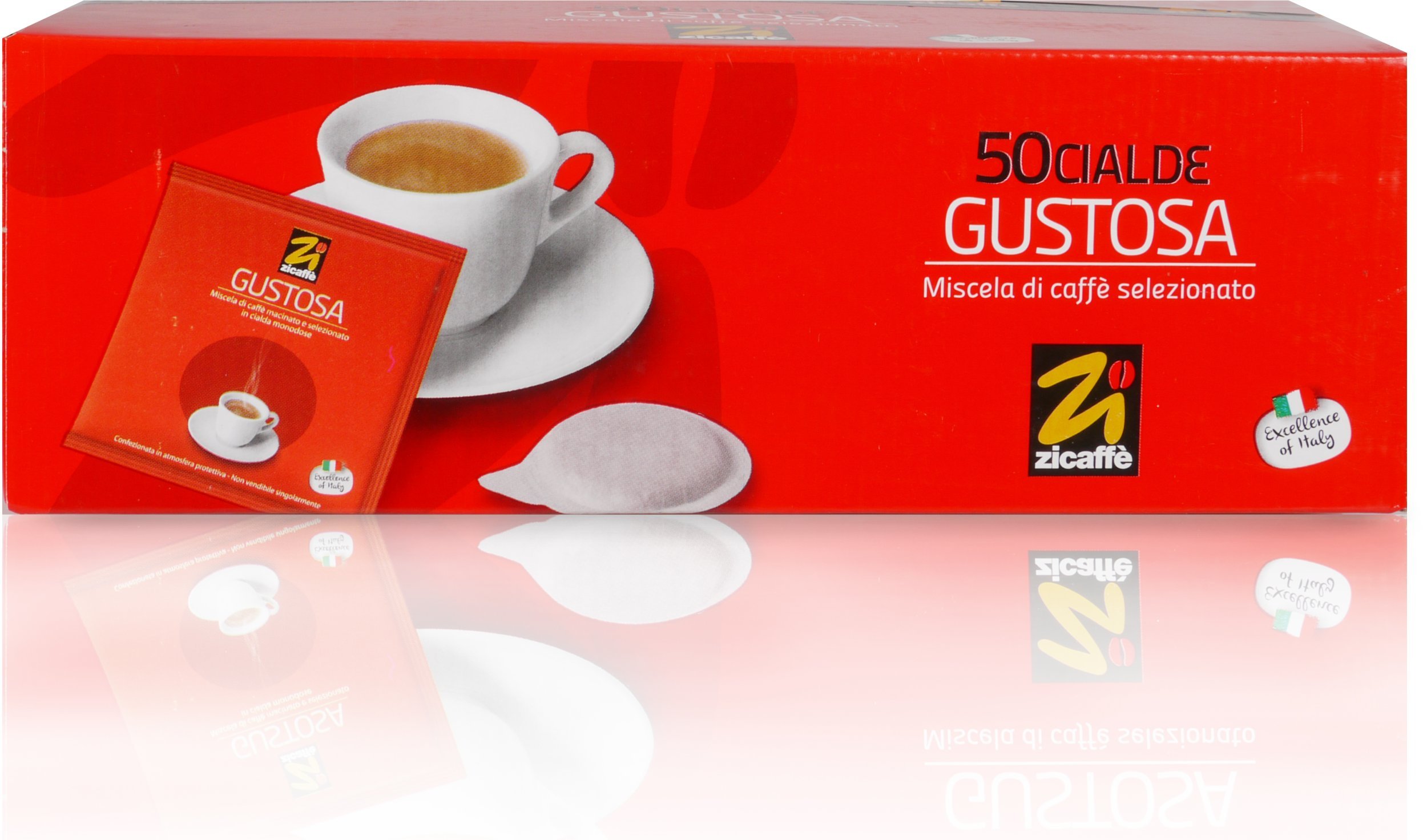 Kawa mielona Zicaffe Kawa Gustosa - saszetki ESE 50 sztuk