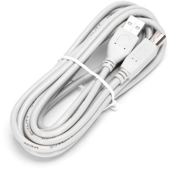 Kabel do drukarki USB 2.0 AM-BM 3 m szary